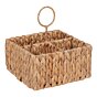 Pleiku Opbevaringskurv - Opbevaringskurv, vandhyacinth, natur, 20x11x20 cm
