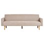 Kells Sovesofa - Sovesofa, mørk sand, natur ben, HN1085