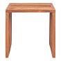 Pego Sidebord - Sidebord i teaktræ, natur, 40x40x40 cm