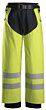 Snickers ProtecWork, High-Vis overtræksregnbukser PU, klasse 2 8269