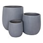 Denton Krukker - Krukker, fiberclay, grå sæt af 3