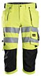 Snickers High-Vis stretch piratbukser med hylsterlommer, klasse 1/2 6138