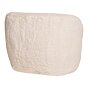 Setubal Loungestol - Loungestol, imiteret pels, off-white, HN1093