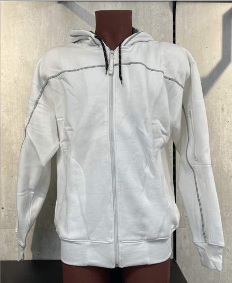 Timber hættetrøje model 133 - hvid - Str. XL