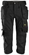Snickers AllroundWork, stretch piratbukser med hylsterlommer  6142