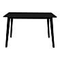 Vojens Spisebord - Spisebord, sort 70x120x75 cm