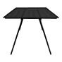 Toronto Spisebord - Spisebord i nonwood, sort 100x220x74 cm