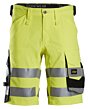 Snickers High-Vis arbejdsshorts med stretch, klasse 1 6136