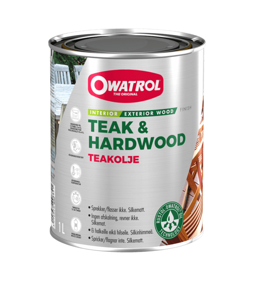 Owatrol Teakolie - Silkemat træolie