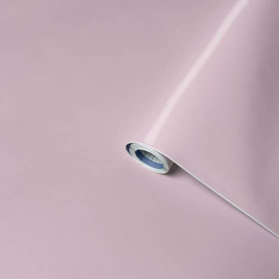Lenco selvklæbende folie - Powder Rose - 45x200 cm.
